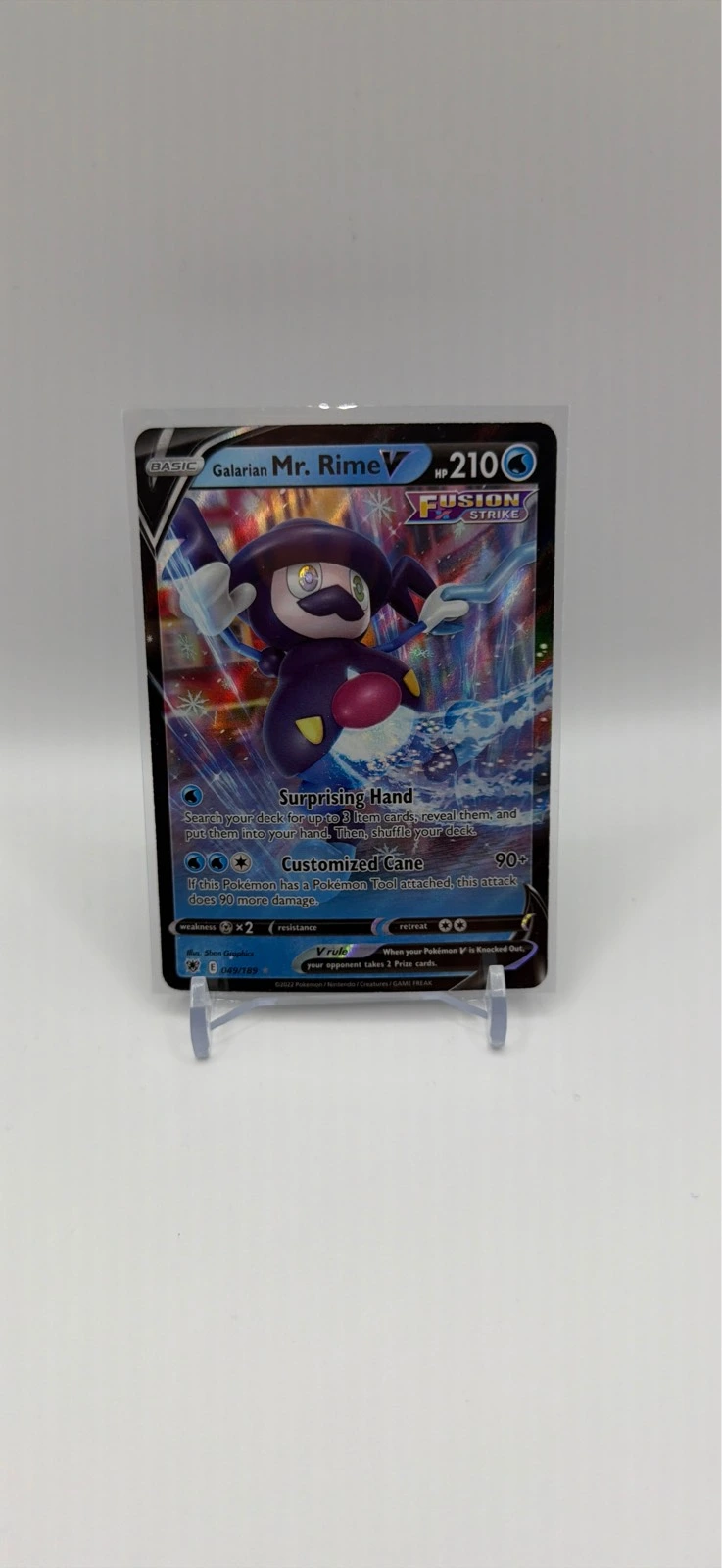 Galarian Mr. Rime V - Fusion Strike #049/189