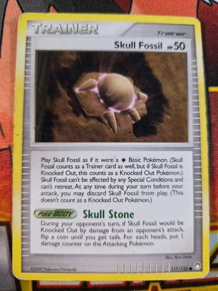 Skull Fossil - Mysterious Treasures #117/123