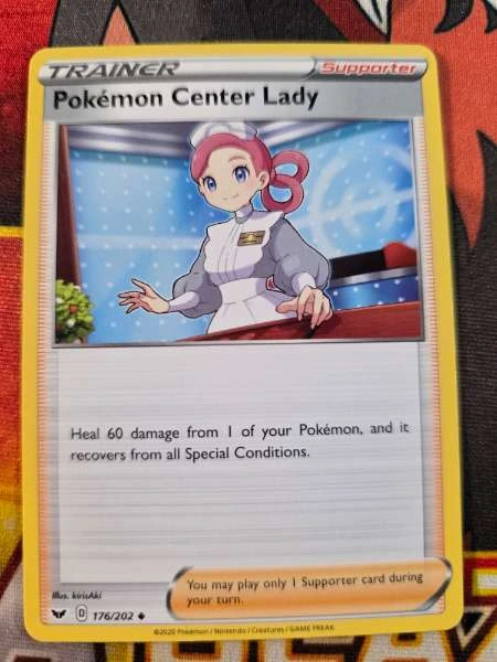 Pokémon Center Lady - Sword & Shield Base Set #176/202