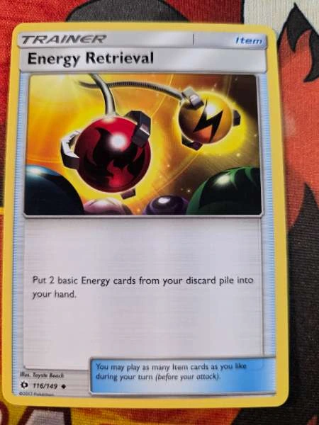 Energy Retrieval - Sun & Moon Base Set #116/149