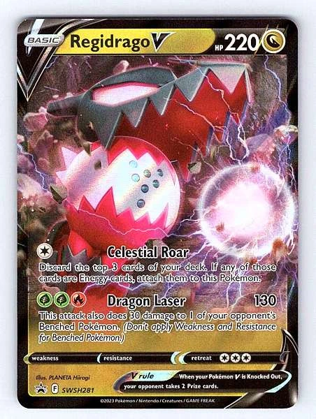 Regidrago V - Sword & Shield Black Star Promos #SWSH281