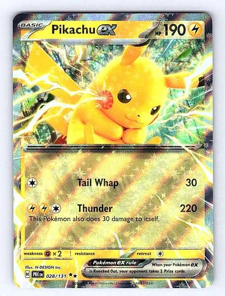 Pikachu ex - Prismatic Evolutions #028/131