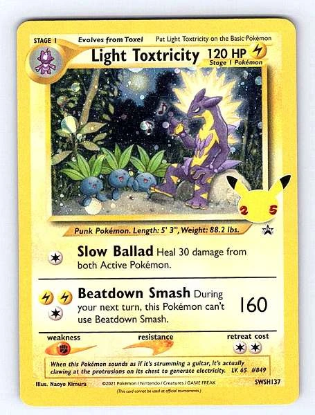 Light Toxtricity - Sword & Shield Promos #SWSH137