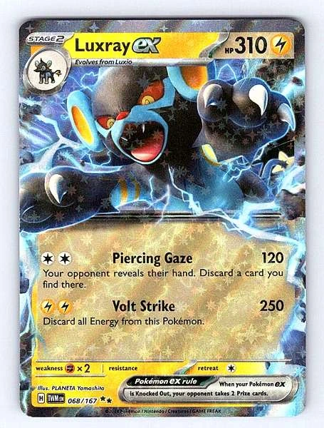 Luxray ex - Twilight Masquerade #068/167