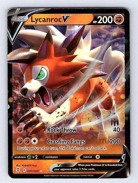 Lycanroc V - Evolving Skies #091/203