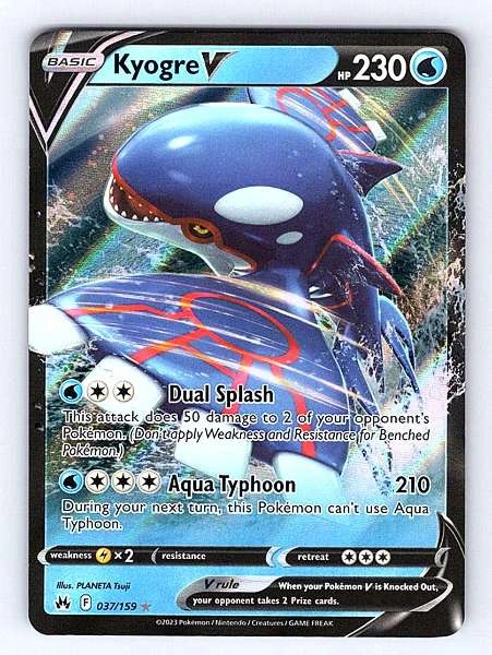 Kyogre V - Crown Zenith #037/159