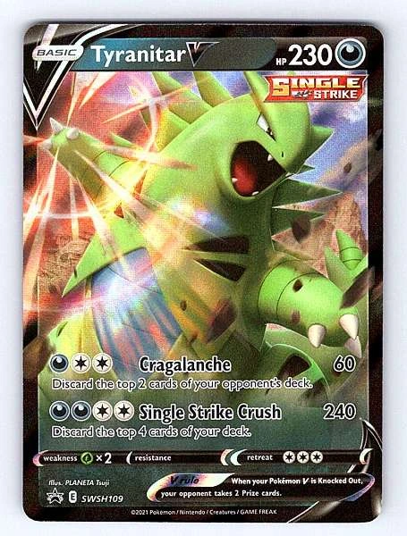Tyranitar V - SWSH Black Star Promos #SWSH109