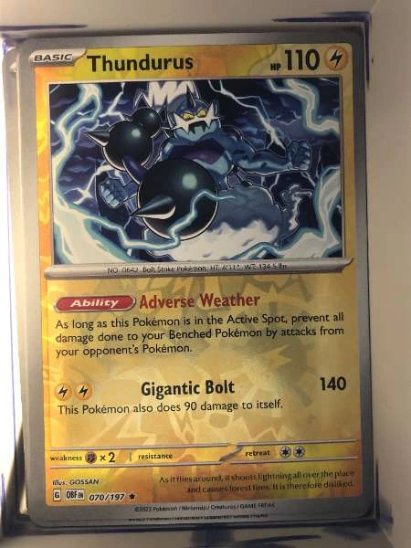 Thundurus - Obsidian Flames #070/197