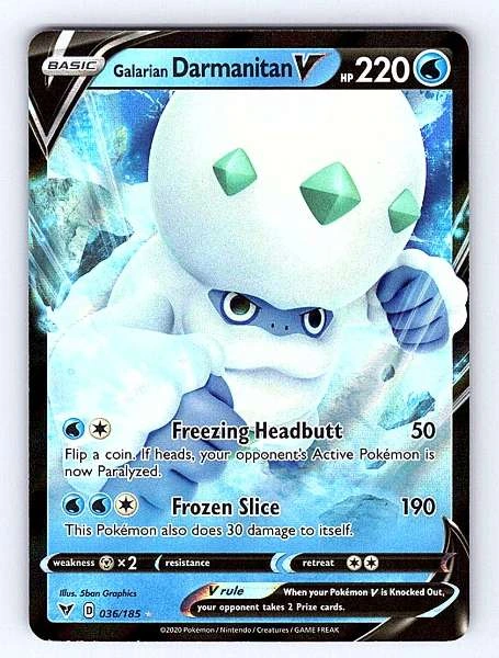 Galarian Darmanitan V - Vivid Voltage #036/185