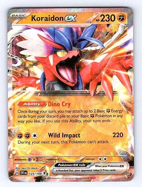 Koraidon ex - Scarlet & Violet #125/198