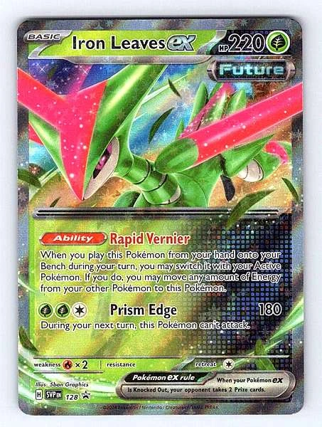 Iron Leaves ex - Scarlet & Violet Promo #128