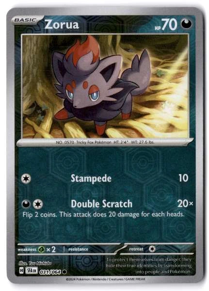 Zorua - Shrouded Fable #031/064