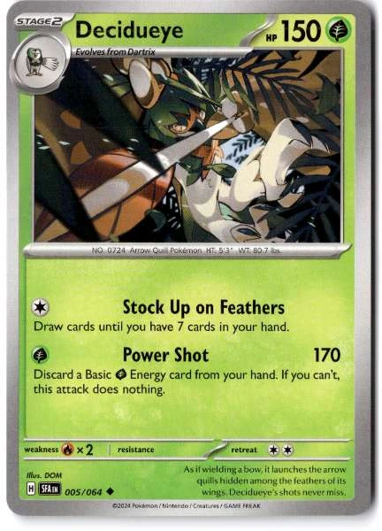 Decidueye - Shrouded Fable #005/064