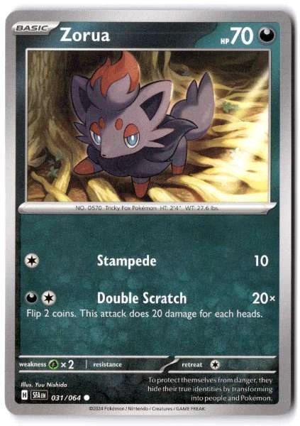 Zorua - Shrouded Fable #031/064