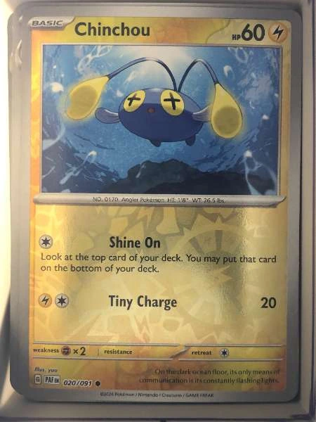 Chinchou - Paldean Fates #020/091
