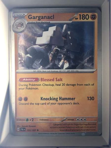 Garganacl Cosmos Holo - Paldea Evolved #123/193