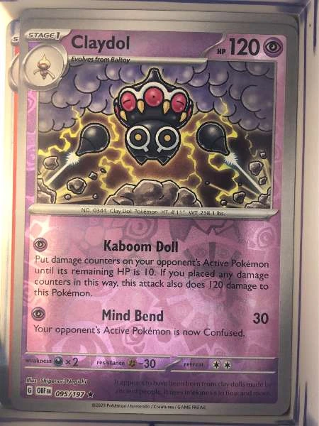 Claydol - Obsidian Flames #095/197