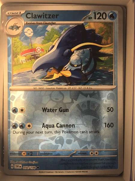 Clawitzer - Scarlet & Violet Base Set #050/198