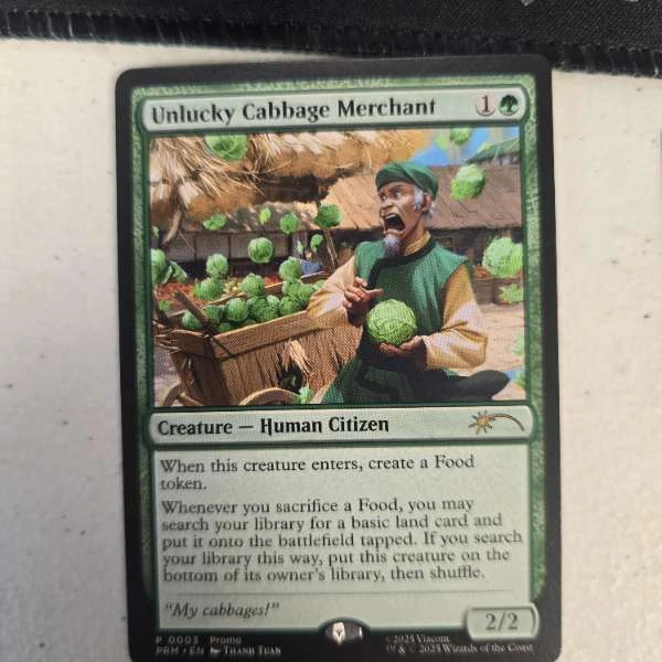 Unlucky Cabbage Merchant - Unique and Miscellaneous Promos #0003