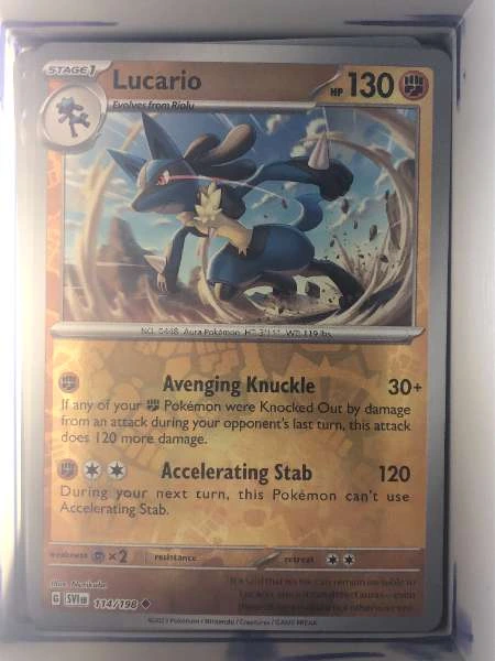 Lucario - Scarlet & Violet #114/198