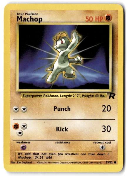 Machop - Team Rocket #59/82