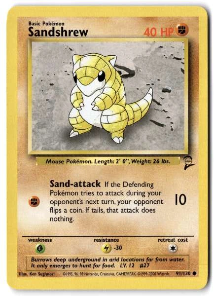 Sandshrew - Base Set 2 #91/130
