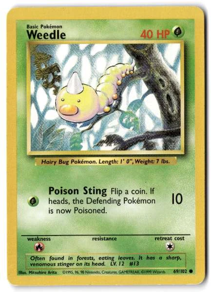 Weedle - Base Set #69/102