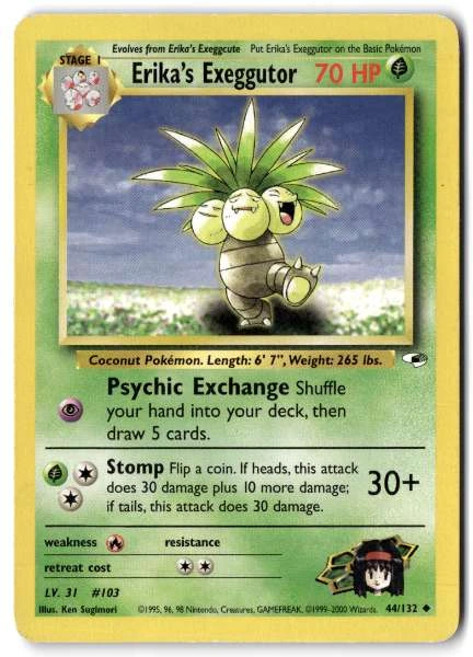 Erika's Exeggutor - Gym Heroes #44/132