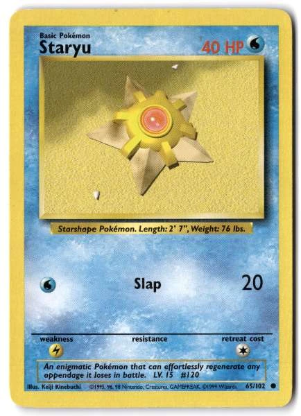Staryu - Base Set #65/102