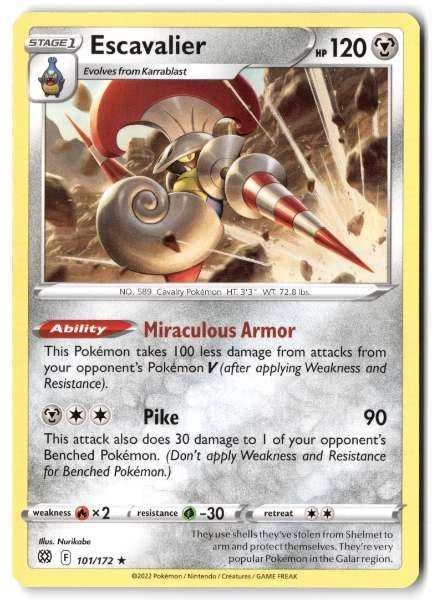 Escavalier - Brilliant Stars #101/172