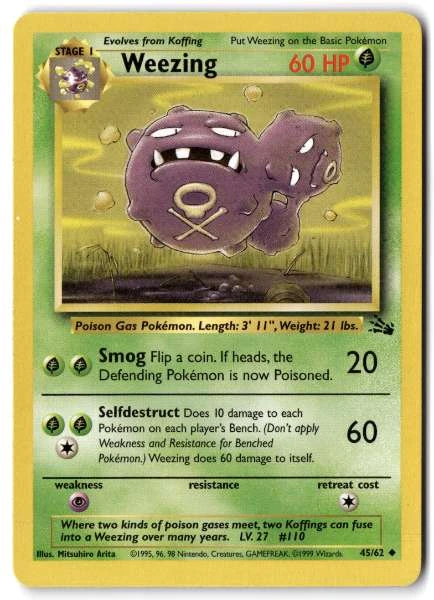 Weezing - Fossil #45/62
