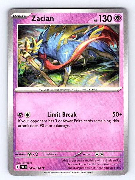 Zacian - Phantasmal Flames #045/094