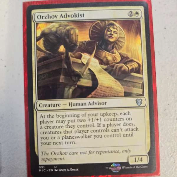 Orzhov Advokist - Innistrad Midnight Hunt Commander #091