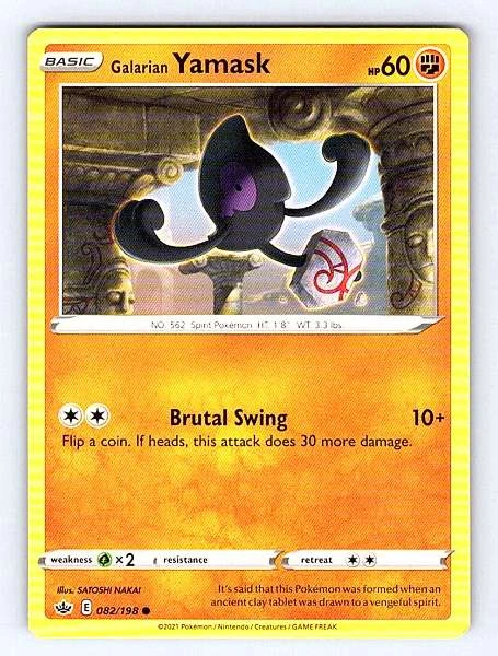 Galarian Yamask - Chilling Reign #082/198