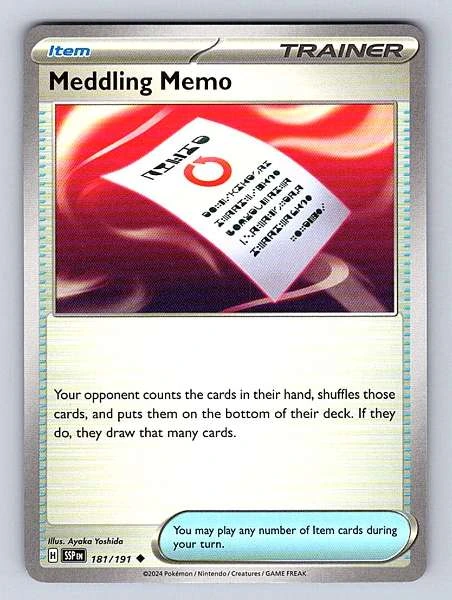 Meddling Memo - Surging Sparks #181/191