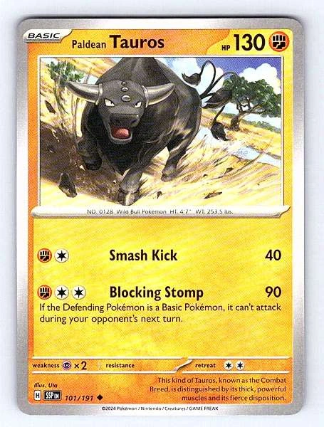 Paldean Tauros - Surging Sparks #101/191