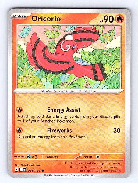Oricorio - Surging Sparks #026/191