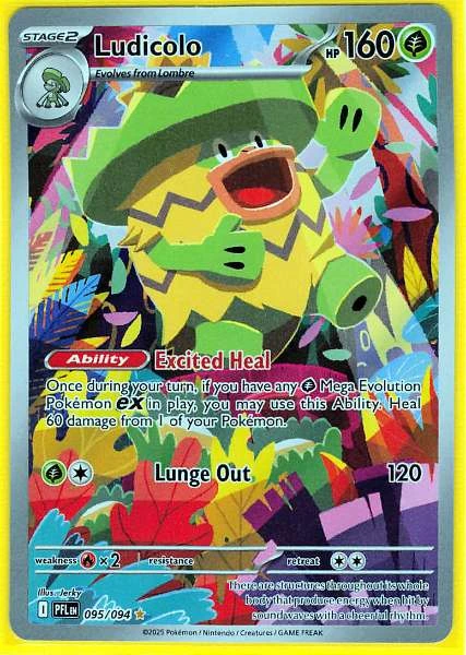 Ludicolo - Phantasmal Flames #095/094