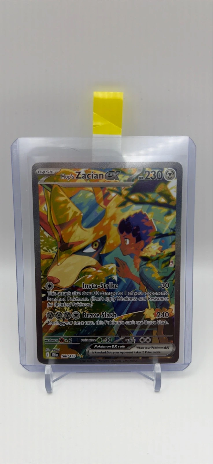 Hop's Zacian ex #186/159