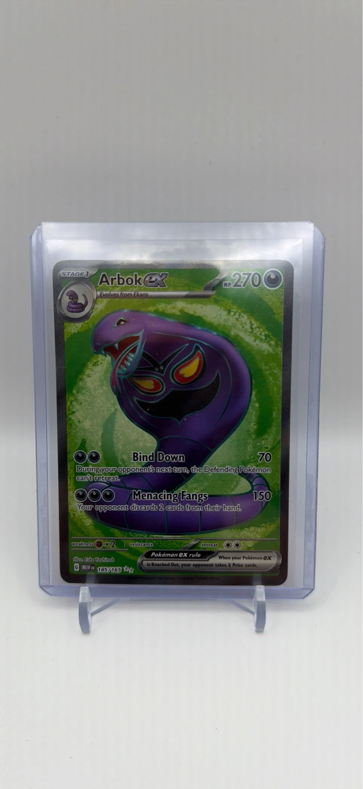 Arbok ex #185/165