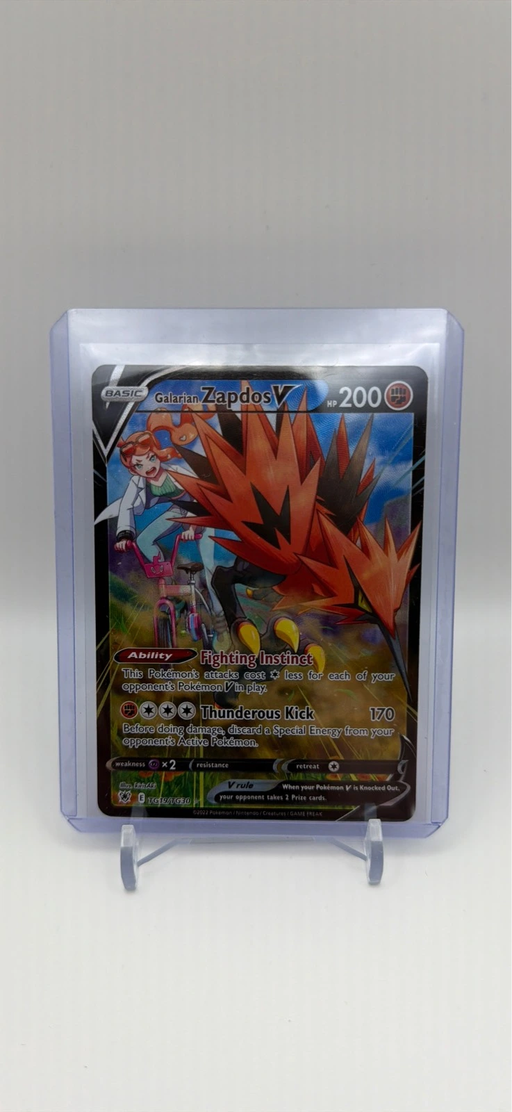 Galarian Zapdos V #TG19/TG30