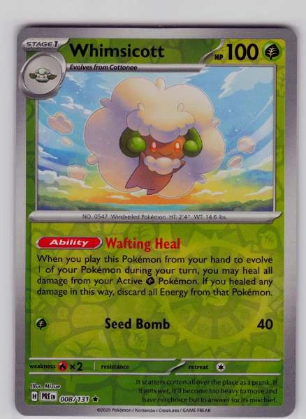 Whimsicott - Prismatic Evolutions #008/131