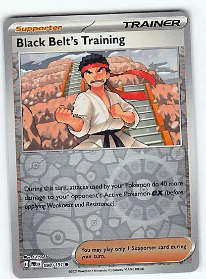 Black Belt's Training  - Reverse Holo #098/131