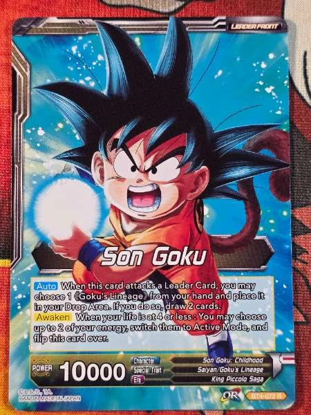 Son Goku / Legacy Bearer Son Goku - Colossal Warfare #BT4-072