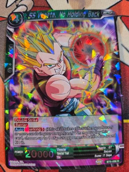 SS Vegeta, No Holding Back - Miraculous Revival #BT5-058