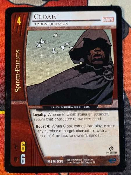 Cloak - Web of Spider-Man #MSM-035