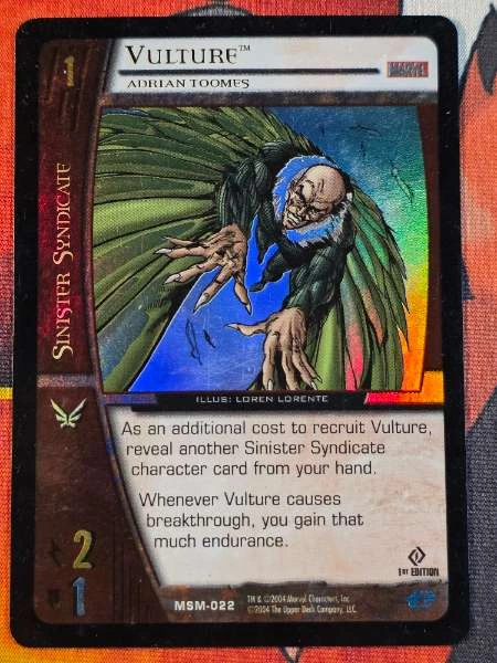 Vulture - Web of Spider-Man #MSM-022