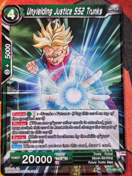 Unyielding Justice SS2 Trunks - Cross Worlds #BT3-061