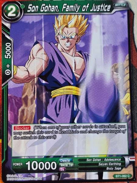 Son Gohan, Family of Justice - Galactic Battle #BT1-062