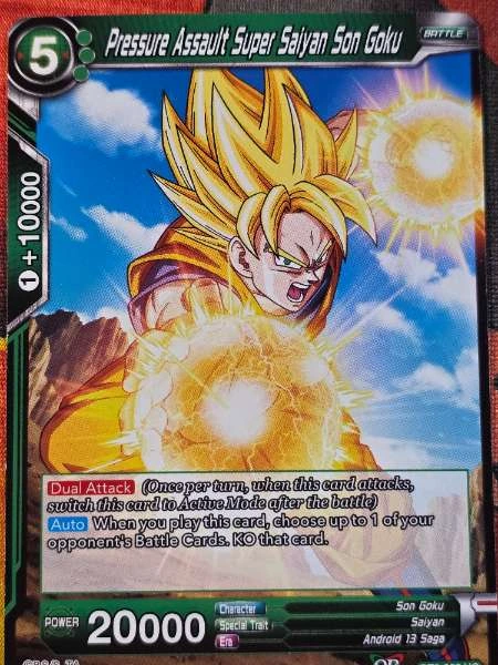 Pressure Assault Super Saiyan Son Goku - Cross Worlds #BT4-074